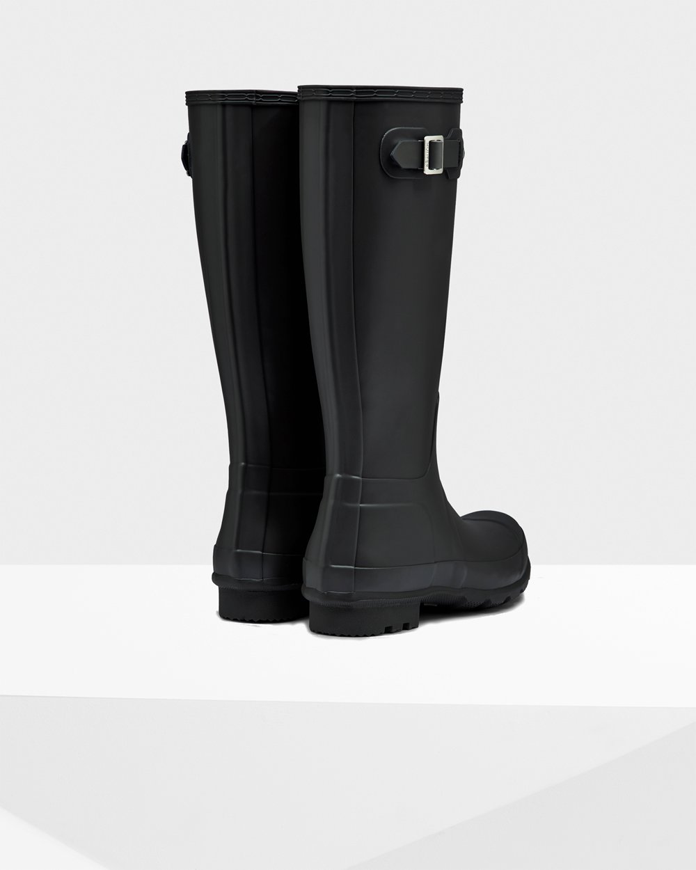 Hunter Original Tall Rain Boots - Sale Clearance Mens Black - NPAUIS793